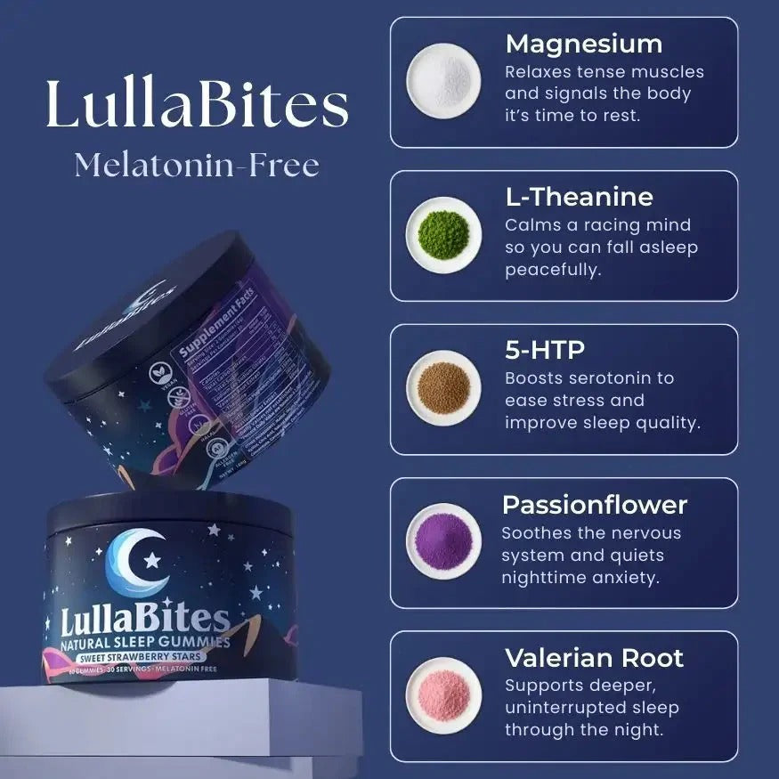 lullabites natural sleep gummies