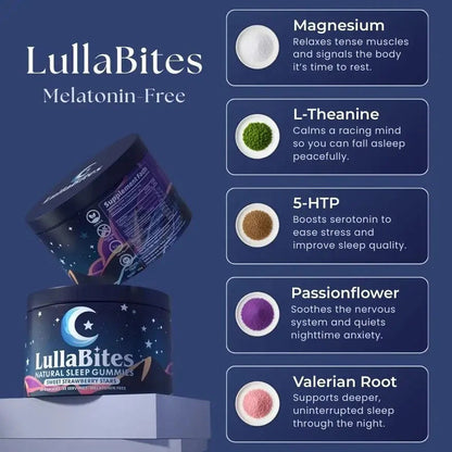 lullabites natural sleep gummies